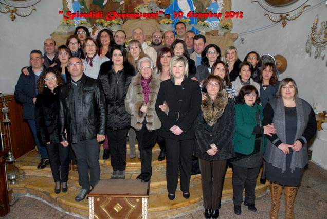 I quarantenni hanno celebrato in chiesa questo traguardo